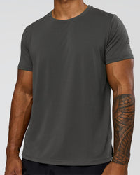 Man wearing Rep Training Tee - Dark Storm | Model:Xav | Size:L