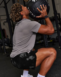 Man wearing Rep Training Tee - Storm Front | Model:Xav | Size:L | Thumbnail Index: 1