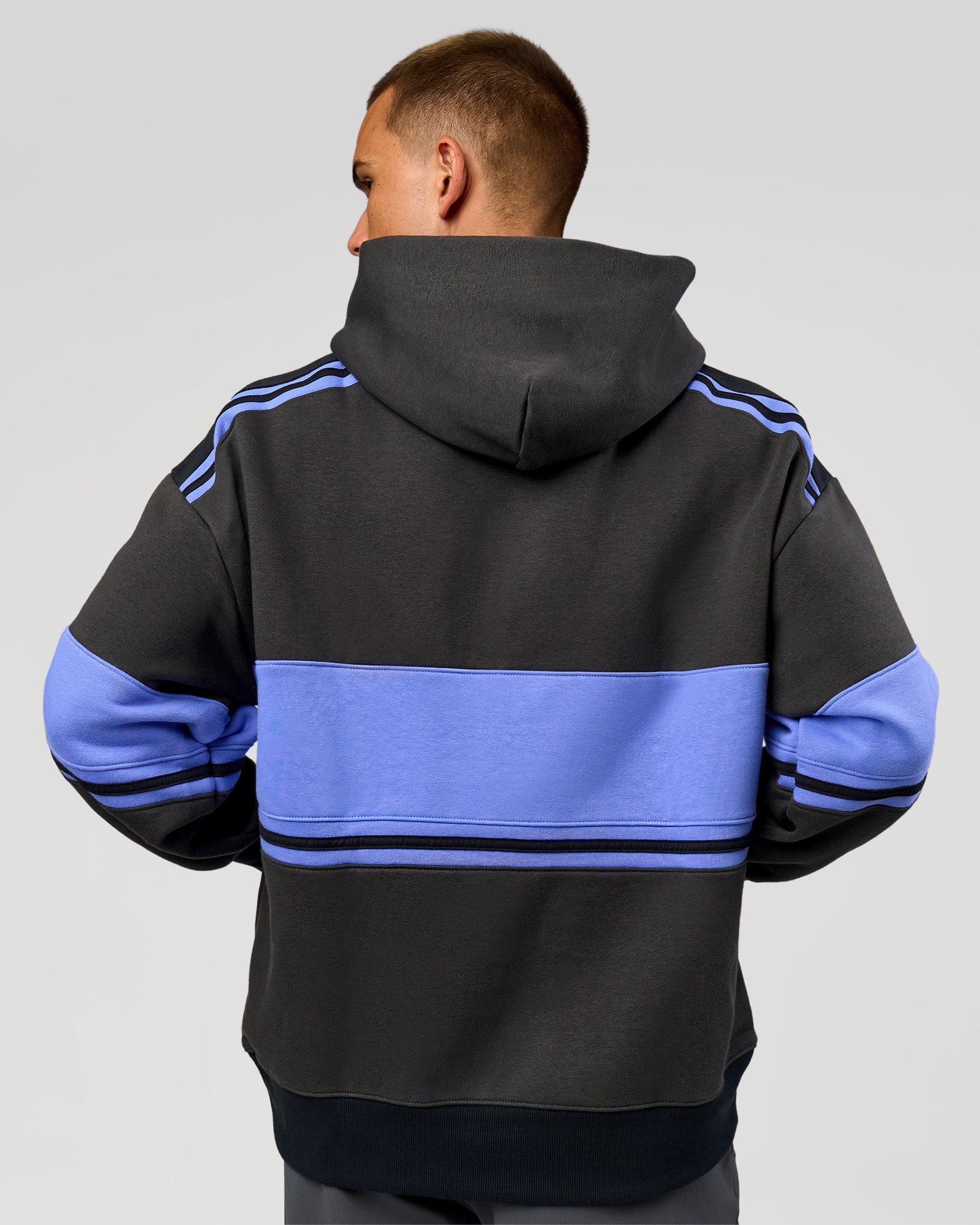 A-Team Oversized Hoodie - Onyx-Bluebell | LSKD