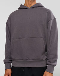 Man wearing Base Oversized Hoodie - Duskstone | Model:Albert | Size:M | Thumbnail Index: 5