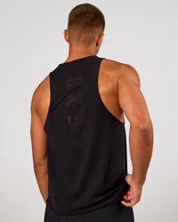 Man wearing Cadence Swift Tank - Black | Model:Albert | Size:M | Thumbnail Index: 0