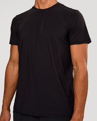 Man wearing Cadence Swift Tee - Black | Model:Albert | Size:M | Thumbnail Index: 0