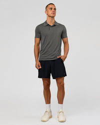 Man wearing Drive Seamless Polo - Dark Storm | Model:Albert | Size:M | Thumbnail Index: 2