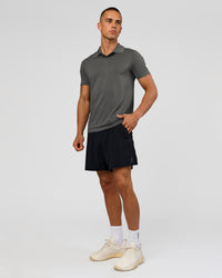 Man wearing Drive Seamless Polo - Dark Storm | Model:Albert | Size:M | Thumbnail Index: 3