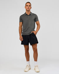 Man wearing Drive Seamless Polo - Dark Storm | Model:Albert | Size:M | Thumbnail Index: 11