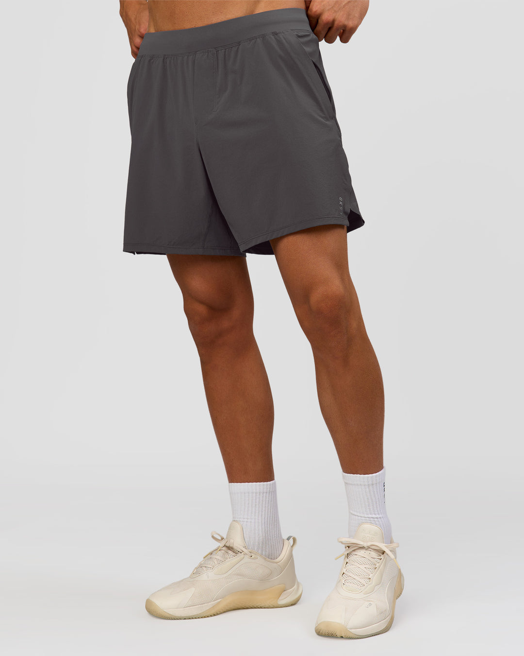 Man wearing Functional Training 7" Short - Dark Storm | Model:Albert | Size:M - view 3