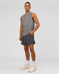 Man wearing Functional Training 7" Short - Dark Storm | Model:Albert | Size:M | Thumbnail Index: 4