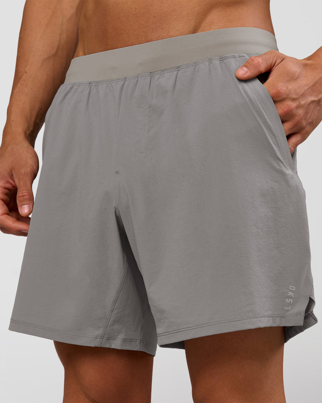 Man wearing Functional Training 7" Short - Storm Front | Model:Albert | Size:M - view 2
