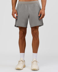 Man wearing Functional Training 7" Short - Storm Front | Model:Albert | Size:M | Thumbnail Index: 4