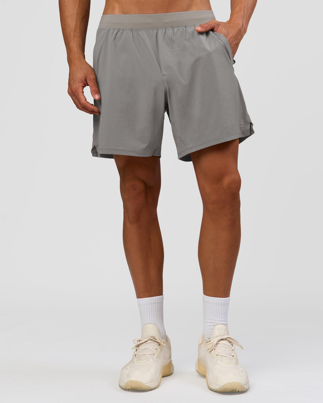 Man wearing Functional Training 7" Short - Storm Front | Model:Albert | Size:M - view 7