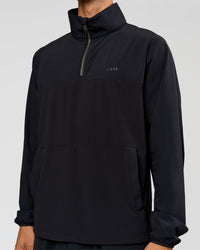 Man wearing Functional Training Jacket - Black | Model:Albert | Size:M | Thumbnail Index: 9