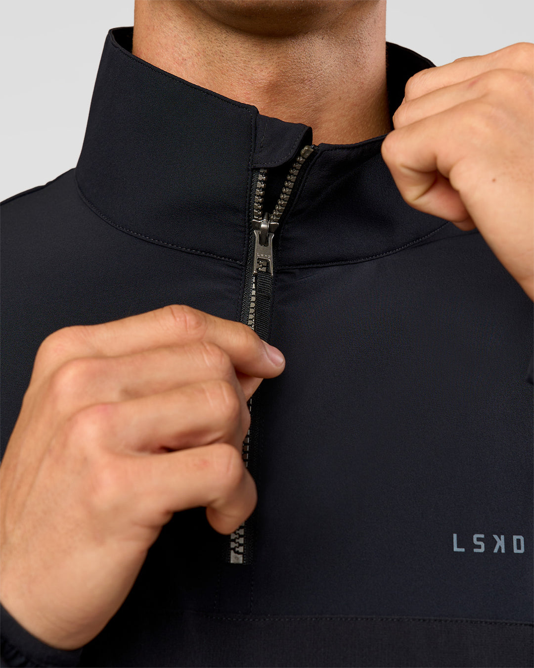 Man wearing Functional Training Jacket - Black | Model:Albert | Size:M - view 5