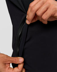 Man wearing Functional Training Jacket - Black | Model:Albert | Size:M | Thumbnail Index: 11
