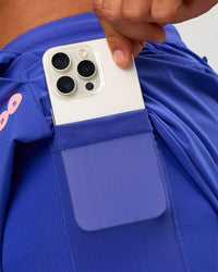Man wearing Pace 5" Lined Running Short - Game Plan Power Cobalt | Model:Albert | Size:M | Thumbnail Index: 14