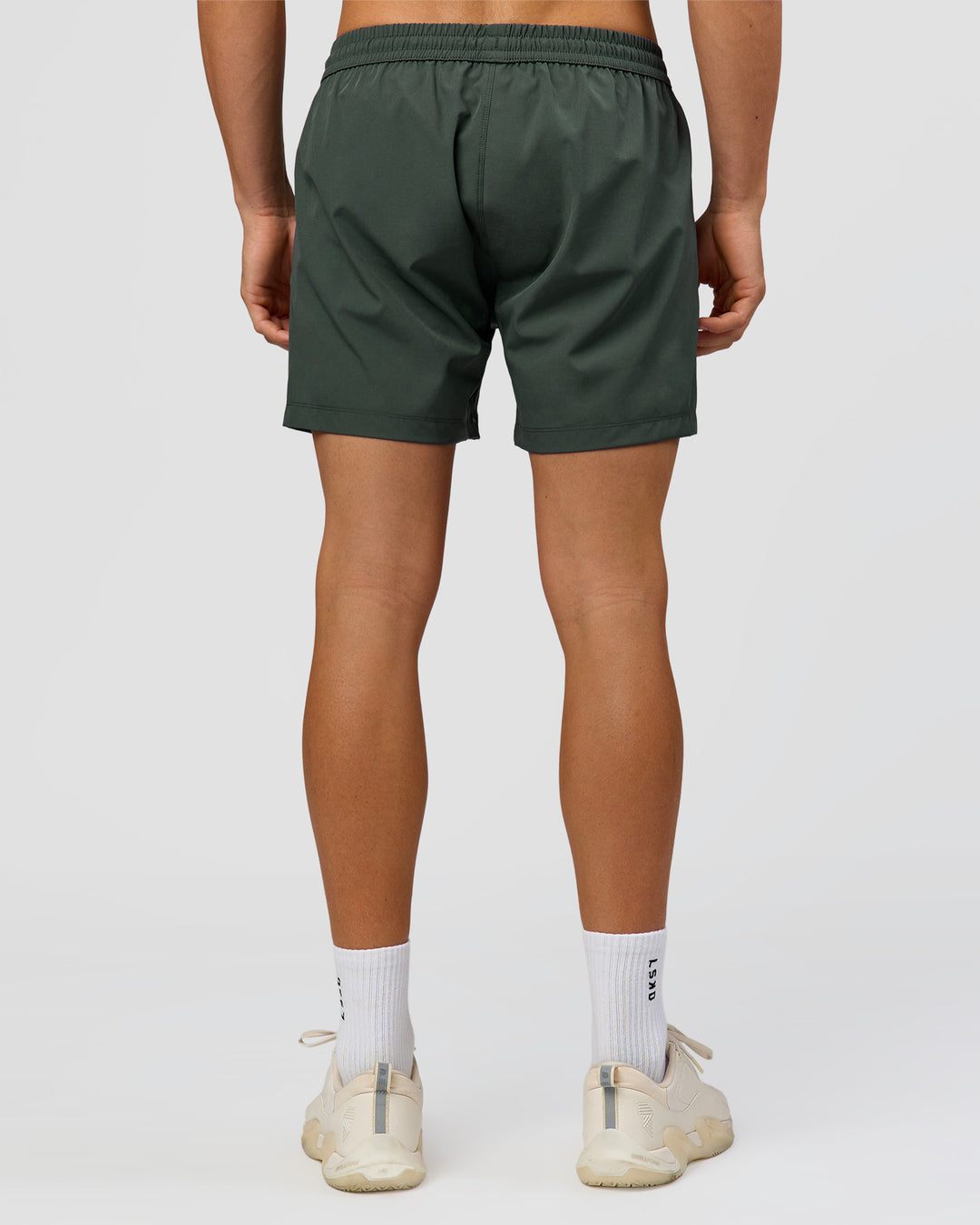 Man wearing Rep 5" Performance Short - Carbon Green | Model:Albert | Size:M