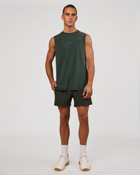 Man wearing Rep 5" Performance Short - Onyx | Model:Albert | Size:M | Thumbnail Index: 2