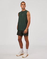 Man wearing Rep 5" Performance Short - Onyx | Model:Albert | Size:M | Thumbnail Index: 3