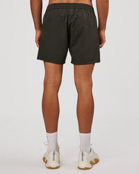 Man wearing Rep 5" Performance Short - Onyx | Model:Albert | Size:M | Thumbnail Index: 6