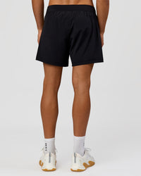 Man wearing Rep+ 5” Training Short - Black | Model:Albert | Size:M | Thumbnail Index: 2