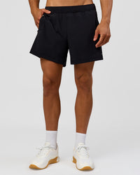 Man wearing Rep+ 5” Training Short - Black | Model:Albert | Size:M | Thumbnail Index: 6