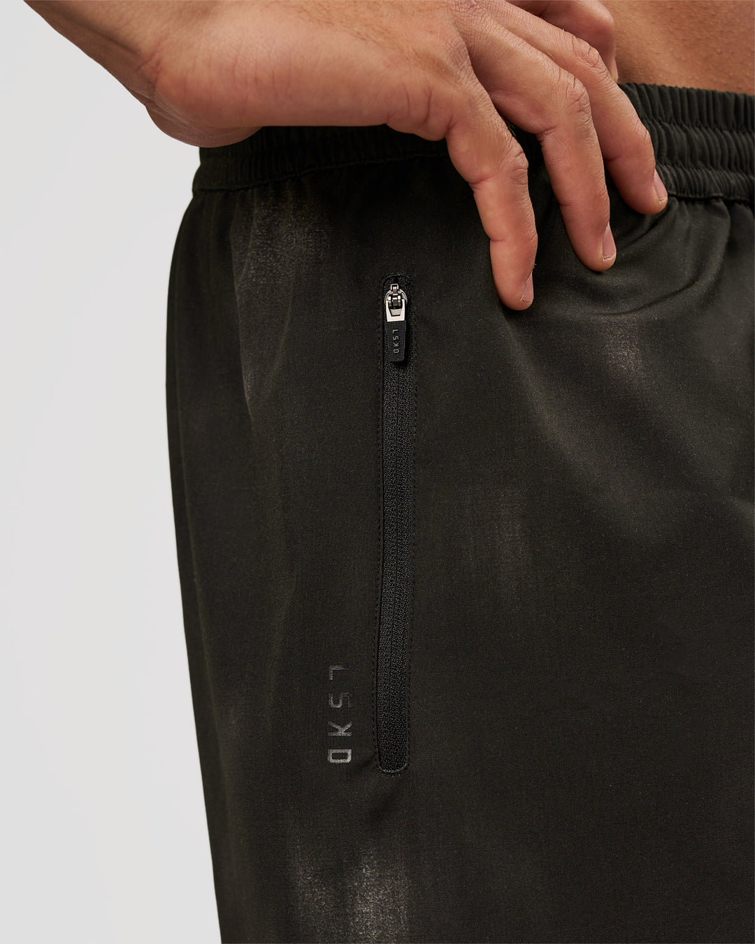 Man wearing Rep 7" Performance Short - Bitmap Blur Black | Model:Albert | Size:M - view 4