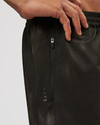 Man wearing Rep 7" Performance Short - Bitmap Blur Black | Model:Albert | Size:M | Thumbnail Index: 3