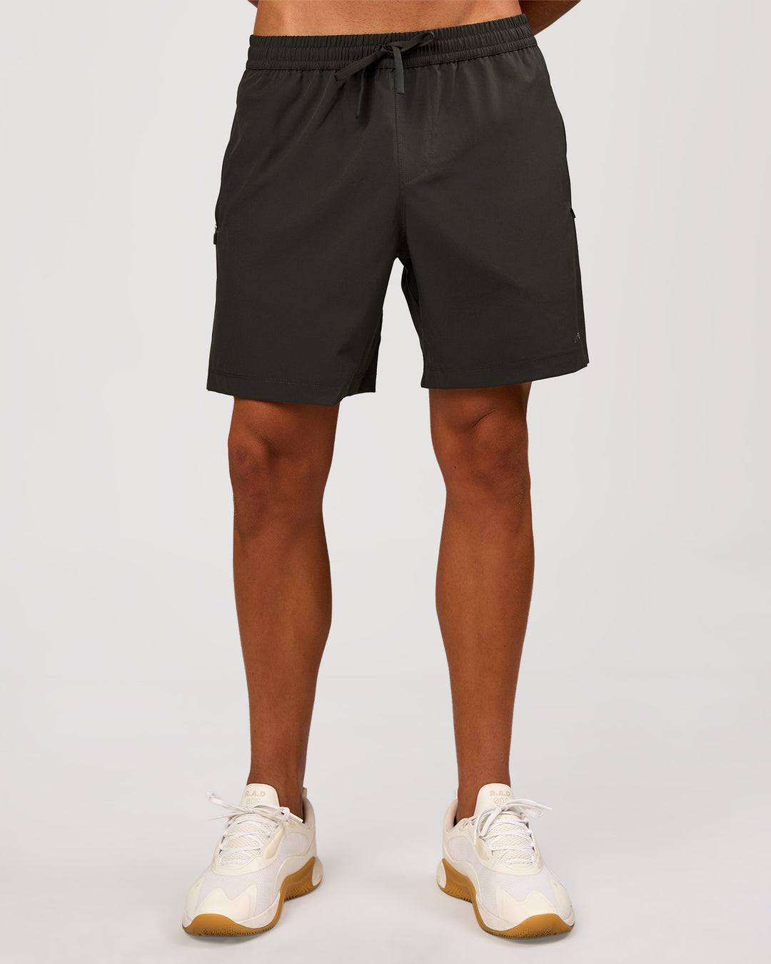 Man wearing Rep 7" Performance Short - Onyx | Model:Albert | Size:M - view 2