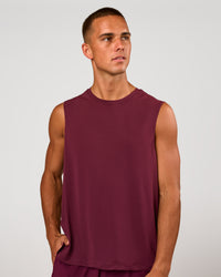 Man wearing Rep Muscle Training Tank - Cherry Lacquer | Model:Albert | Size:M | Thumbnail Index: 0