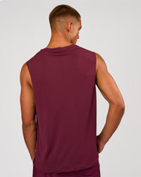 Man wearing Rep Muscle Training Tank - Cherry Lacquer | Model:Albert | Size:M | Thumbnail Index: 2