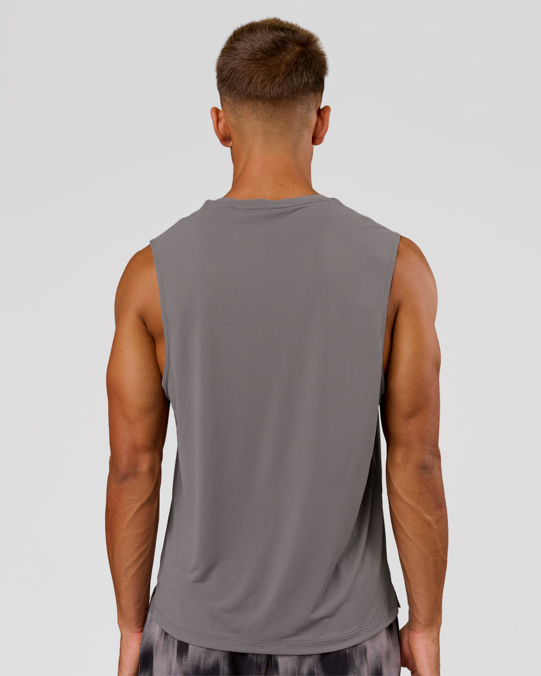 Man wearing Rep Muscle Training Tank - Storm Front | Model:Albert | Size:M - view 7