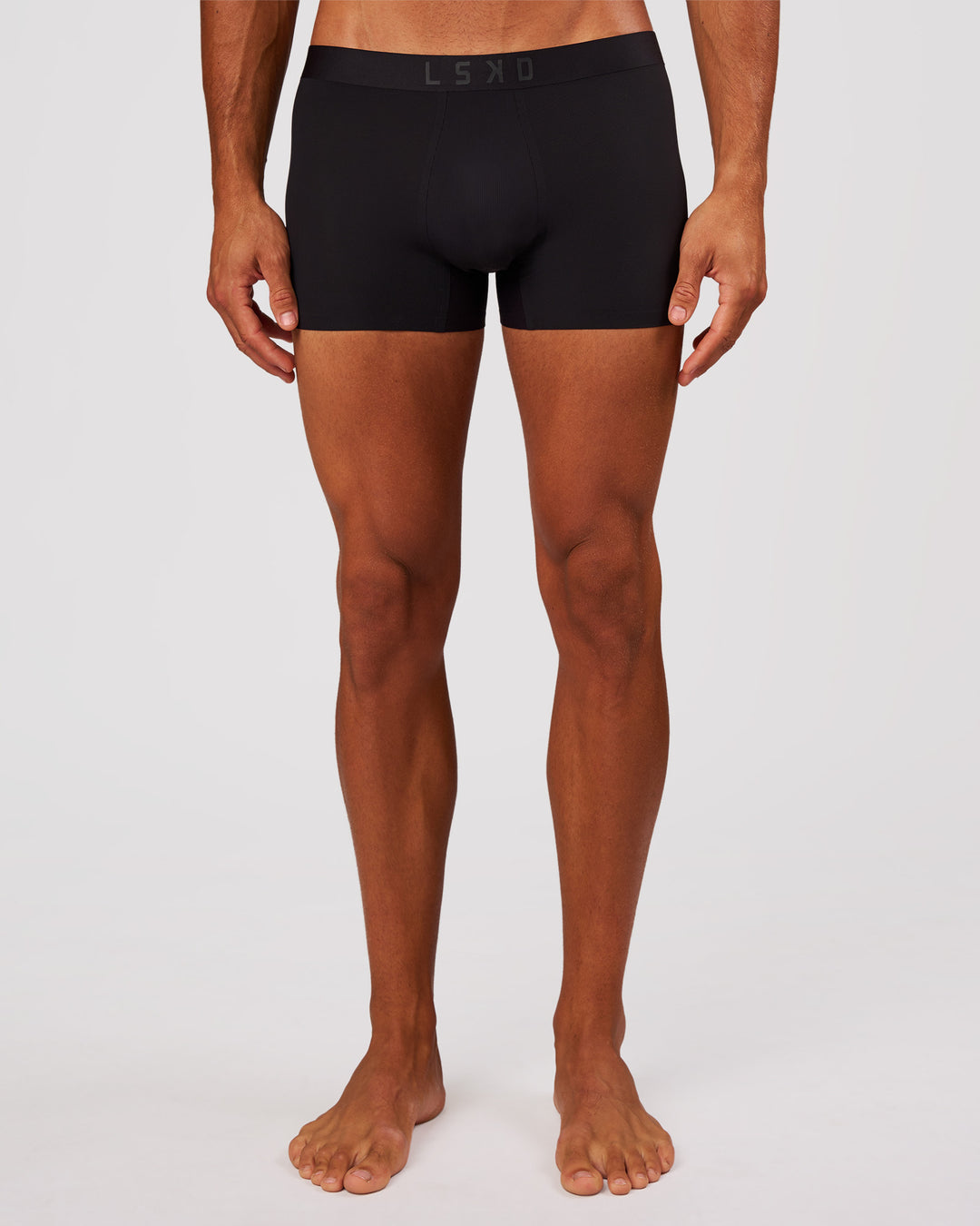 Man wearing Zero Boxer Brief 2pk - Black | Model:Albert | Size:M - view 6