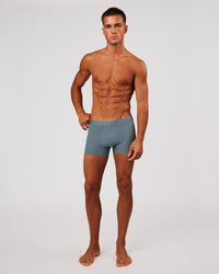 Man wearing Zero Boxer Brief 2pk - Blue Mirage | Model:Albert | Size:M | Thumbnail Index: 5