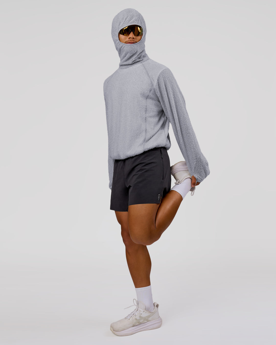 Man wearing AirTherma Hoodie - Alloy | Model:George | Size:M - view 9