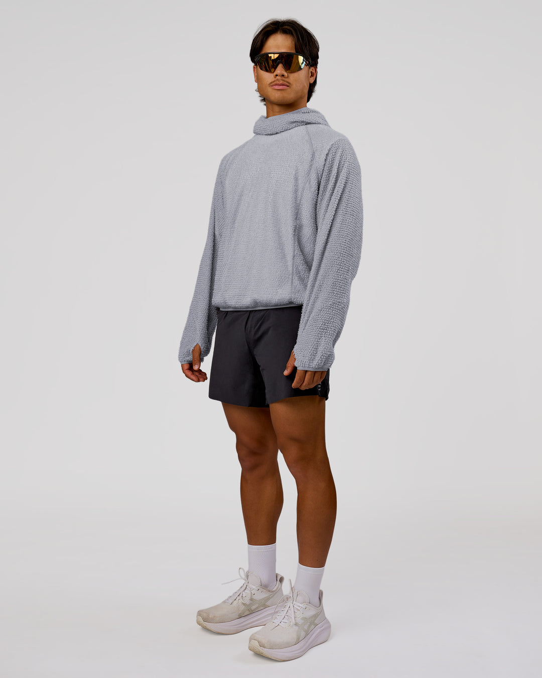 Man wearing AirTherma Hoodie - Alloy | Model:George | Size:M - view 13