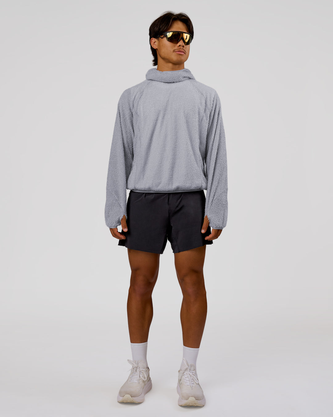 Man wearing AirTherma Hoodie - Alloy | Model:George | Size:M - view 11