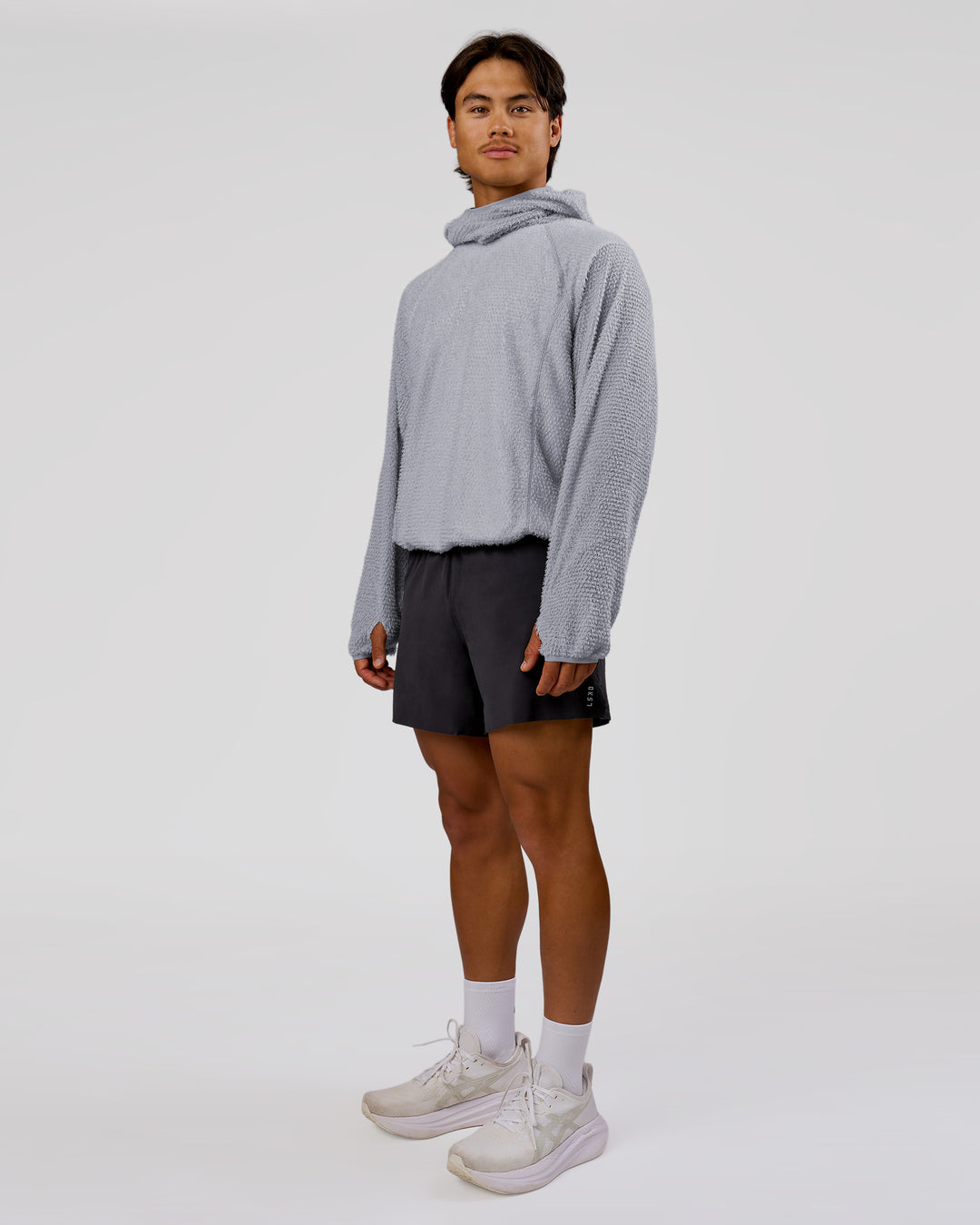 Man wearing AirTherma Hoodie - Alloy | Model:George | Size:M - view 10