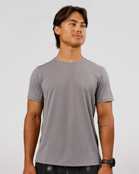 Man wearing Rep Training Tee - Storm Front | Model:George | Size:M | Thumbnail Index: 2