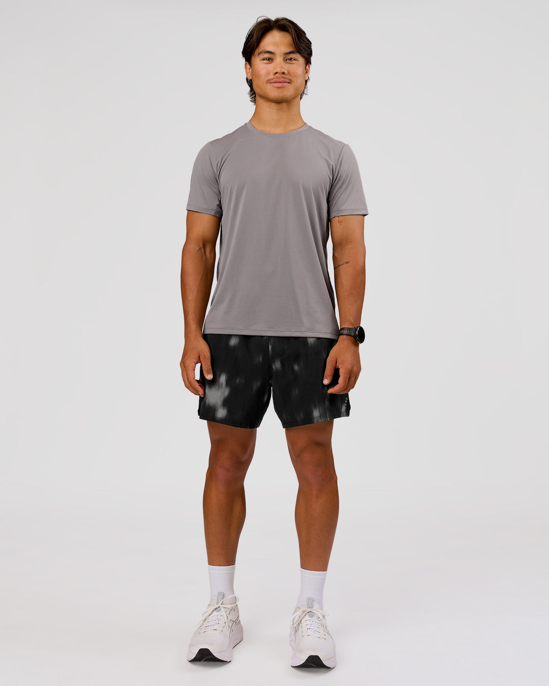 Man wearing Rep Training Tee - Storm Front | Model:George | Size:M - view 6
