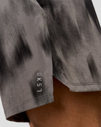 Man wearing Functional Training 7" Short - Bitmap Blur Storm Front | Model:Leandro | Size:M | Thumbnail Index: 11