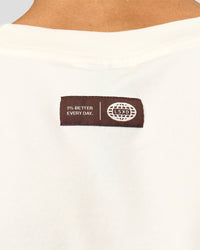 Man wearing Inline Heavyweight FLXCotton Oversized Tee - Off White-Hot Chocolate | Model:Leandro | Size:M | Thumbnail Index: 12