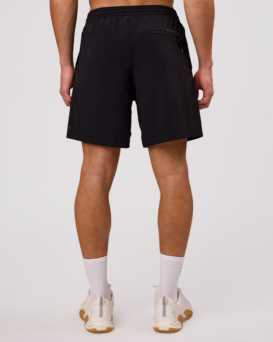 Man wearing Rep Movement 7" Training Short - Black | Model:Leandro | Size:M - view 6
