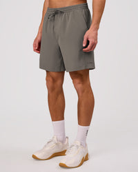 Man wearing Rep Movement 7" Training Short - Storm Front | Model:Leandro | Size:M | Thumbnail Index: 3