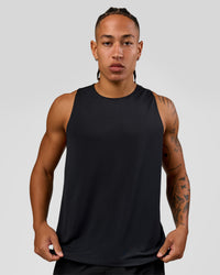 Man wearing Rep Training Tank - Black | Model:Malebo | Size:M | Thumbnail Index: 0