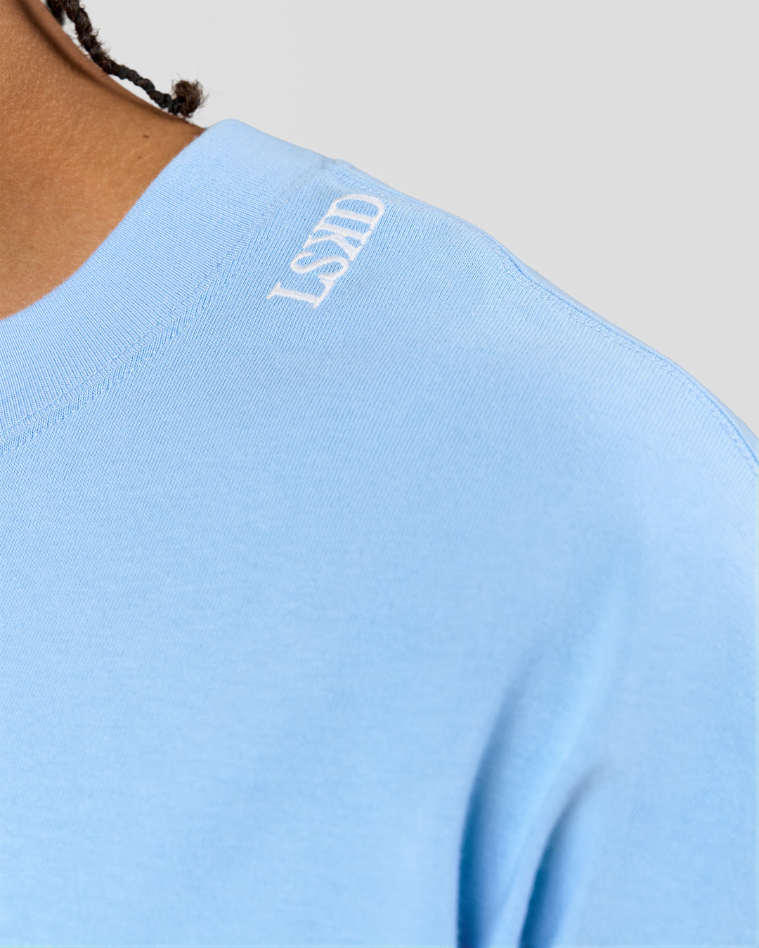 Man wearing Strong is Beautiful Heavyweight Oversized Tee - Open Air | Model:Malebo | Size:M - view 19