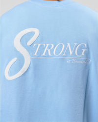 Man wearing Strong is Beautiful Heavyweight Oversized Tee - Open Air | Model:Malebo | Size:M | Thumbnail Index: 20