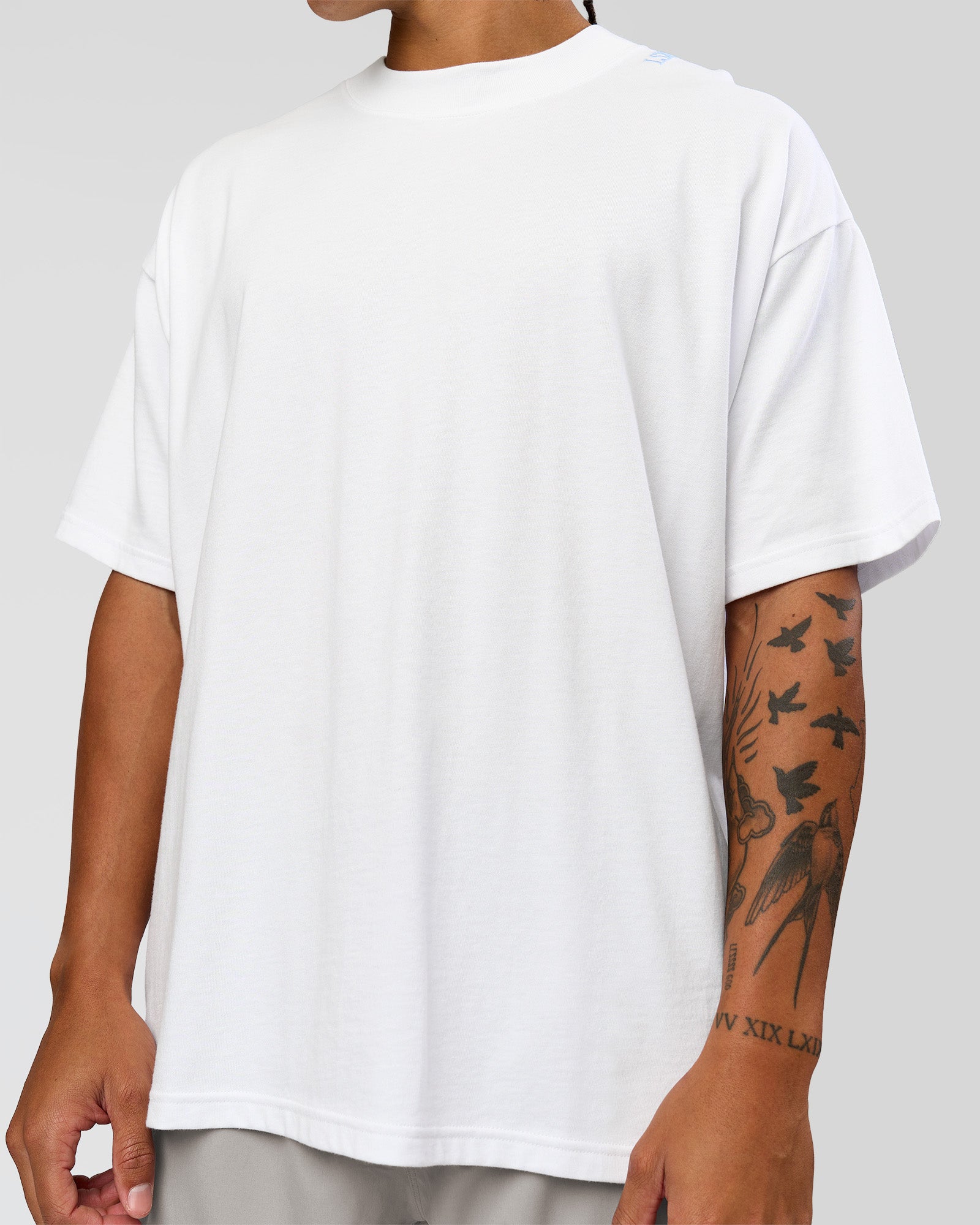 Strong is Beautiful Heavyweight Oversized Tee - White | LSKD