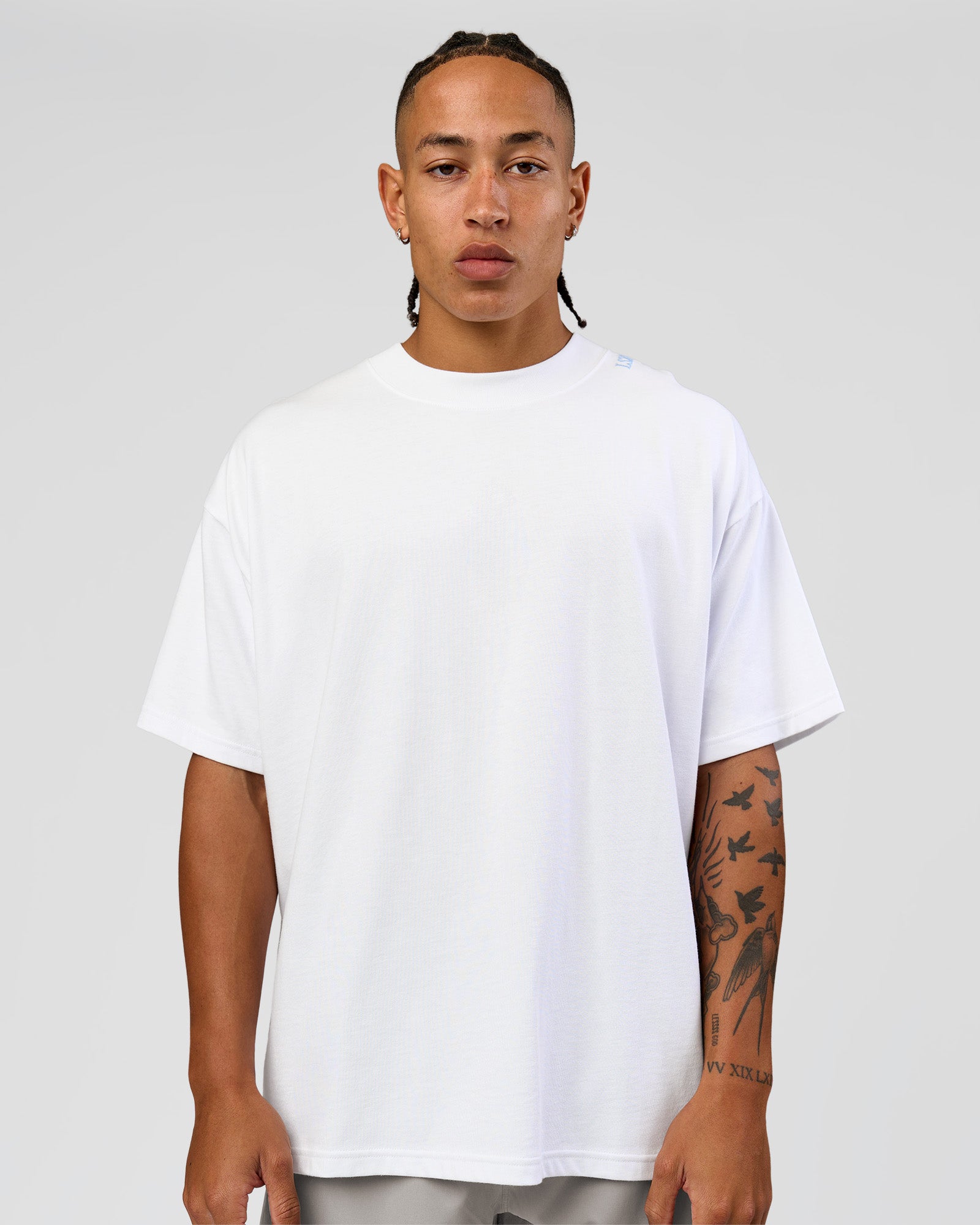 Strong is Beautiful Heavyweight Oversized Tee - White | LSKD