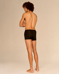 Man wearing Zero Boxer Brief 2pk - Black | Model:Noah | Size:S | Thumbnail Index: 7