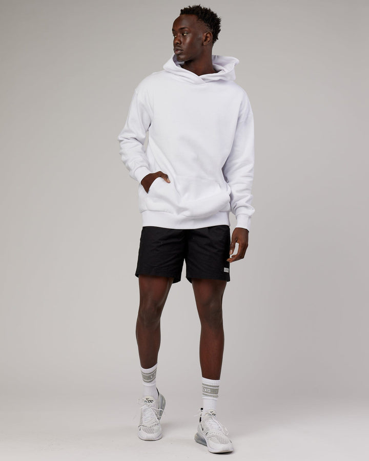 Unisex Linear Hoodie Oversize - White