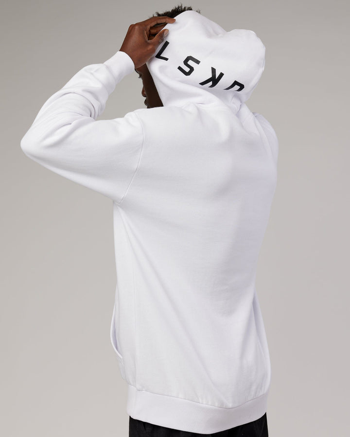 Unisex Linear Hoodie Oversize - White